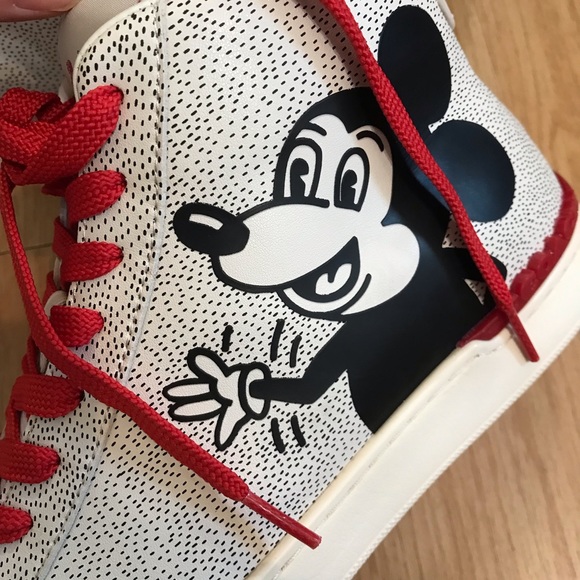 🐭❤️ Coach Disney Mickey X Keith Haring High Top Sneaker - Picture 8 of 13